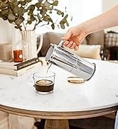 stainless steel espresso machine, manual espresso maker, expresso maker, italian coffee maker, moka