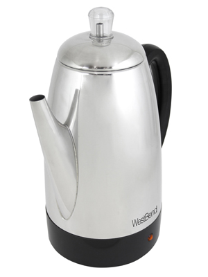 West Bend 54159 12-Cup Stainless Steel Percolator