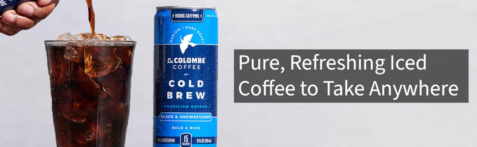 La Colombe Brazillian Coffee Cold Brew, Canned Coffee