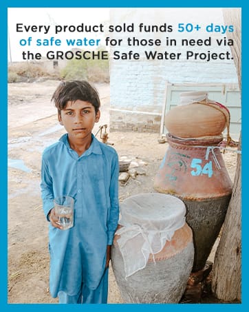 grosche safe water project 50 days of clean drinking water