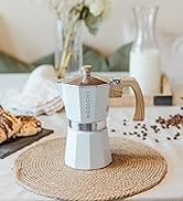 white coffee maker, white moka pot, white espresso maker, white cuban coffee maker, italian coffee
