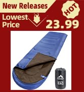 MEREZA Camping Sleeping Bags for Adults Mens 4 Season Warm & Cool Weather Sleeping Bag Backpackin...