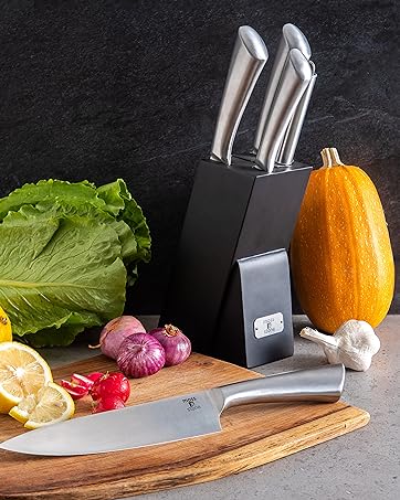 block stainless steel knife set
